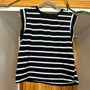 Wiholl Striped Cotton Tank Top Size M EUC